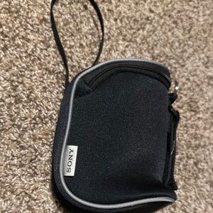 Sony Black Neoprene Camera Case - EUC!